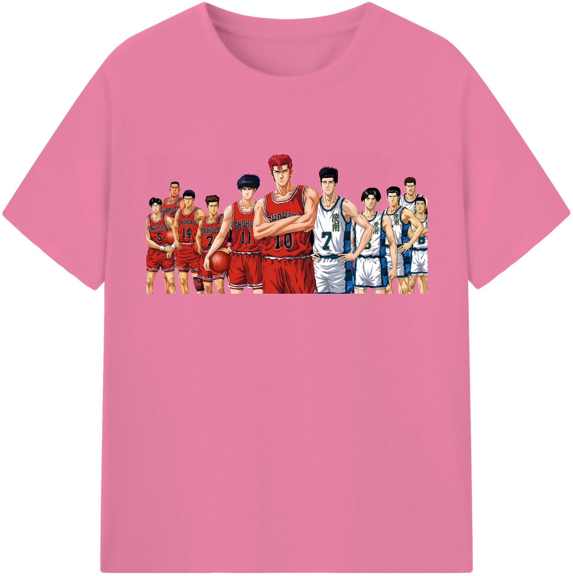 （画像用） SLAM DUNK／スラムダンク 綿100％半袖Tシャツ（フロントプリント）